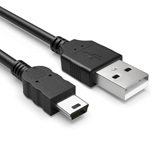 Sinoacc Mini USB Kabel, USB A 2.0 auf Typ Mini B (5 Pin) 480mbps Datenübertragungskabel Kompatibel mit Gopro 4 3 + 3 2 Canon Eos Powershot Nikon Kamera - 100cm