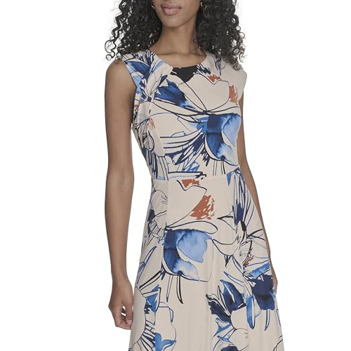 Calvin Klein Women's Stretch Print Dress2