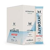 Myprotein Impact Hydrate Electrolyte Sachets – Raspberry Lemonade | 30 x 5.6g Single-Serve Sticks | 600mg Electrolytes per Serving | Sugar-Free Hydration Powder for Performance & Recovery