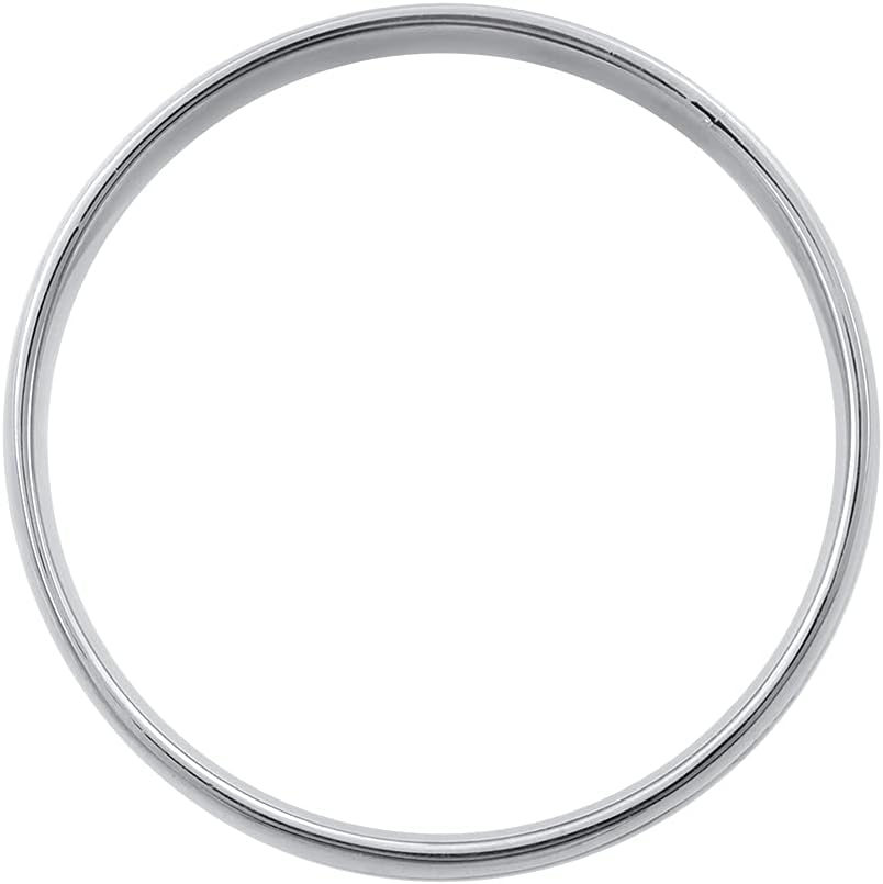 0.01 Carat Diamond Unisex Wedding Band Ring in 14K Gold (SI1-SI2 Clarity)