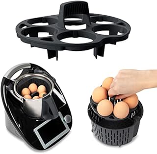 KochFix Uchwyt na jajka do Thermomix, TM5, TM6, TM31  wkład do Thermomix do gotowania jajek, akcesoria do Thermomixa, do TM5, TM6, TM31