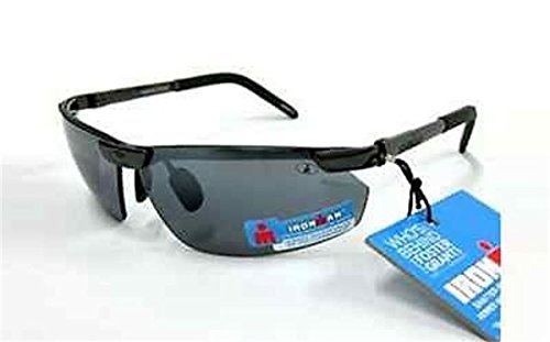 IRONMAN Foster Grant 'AGILITY' Sunglasses (984) - Wrap Around, Men's Modern Style, 100% UVA/UVB Protection, Shatter Resistant, PC Lens, Rubberized Nose Pads