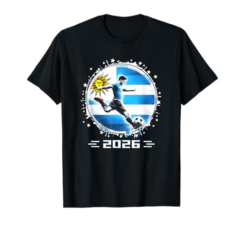 Uruguay Player Vintage Hommes Garçons Filles Femmes 2026 Uruguay T-Shirt
