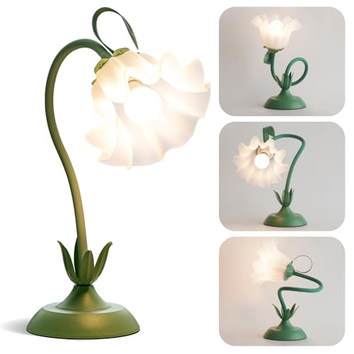 Image of WERFOP Flower Table Lamp Cute Desk Lamp for Bedroom Home Decor