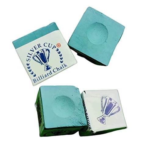 Laxmi Ganesh Billiard Snooker and Pool Silver Cup Chalk (4-pcs) (B09NQK1DHN) Amazon Price History, Amazon Price Tracker