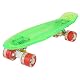 Skateboard WeSkate 55 cm Mini Cruiser aus Kunststoff mit LED-Rollen