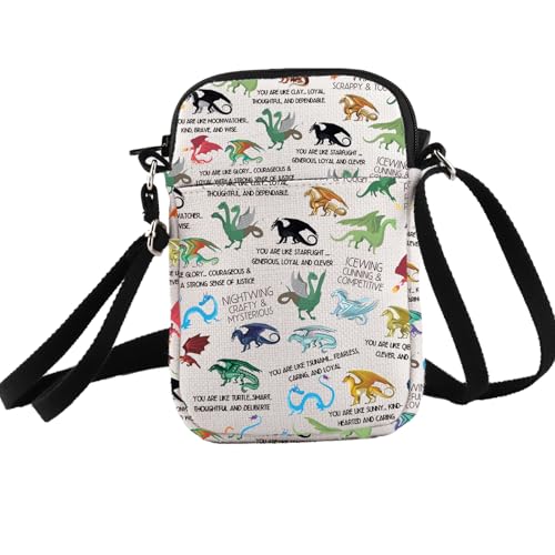 PXTIDY Dragon Novel Crossbody Bag Gift Dragon Novel Inspired Gift Bag Dragon Tribes For Dragon Lovers