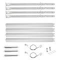 Grillflame 463365021 Grill Replacement Part for Charbroil Performance 4 Burner Gas Grill Heat Tents 463354021 463365522 463351021 G325-0002-W1 Heat Plates Burner Crossover Tube Igniter Grill Parts