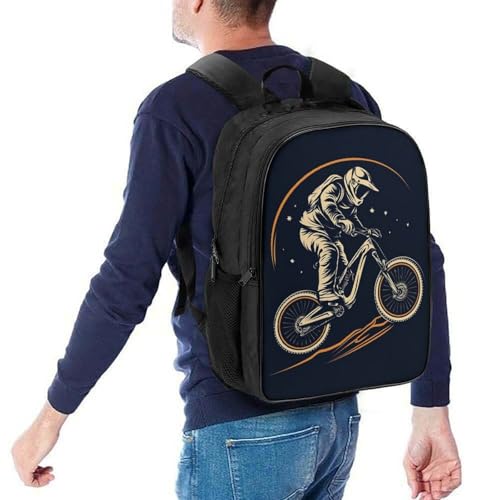 Mochila escolar de lienzo y poliéster impermeable de 40x28x16cm con estampado para estudiantes 5