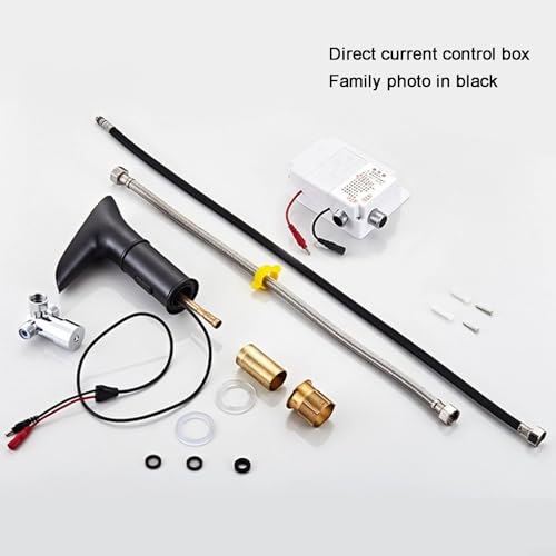 Grifo de baño sensor cascada electrónico de diseño vanguardista mate 6