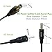DZYDZR 3 pcs 1 to 2 DC Power Cable 5.5x2.1mm 1 DC Female to 2 Male Plug for LED Strip Lights CCTV Camera