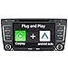 Produktbild Android 10 7" Dual Tuner FM 2+32G Android Auto Carplay Rohm-DSP BT 5.0 Autoradio DVD GPS Navigation für VW Skoda Octavia II 2009-2013 Fast Boot Bluetooth DAB + WiFi 4G USB Subwoofer AV-Out