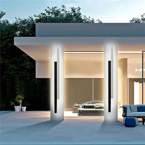 Éclairage mural extérieur contre la pluie applique étanche IP67 moderne longue 60cm