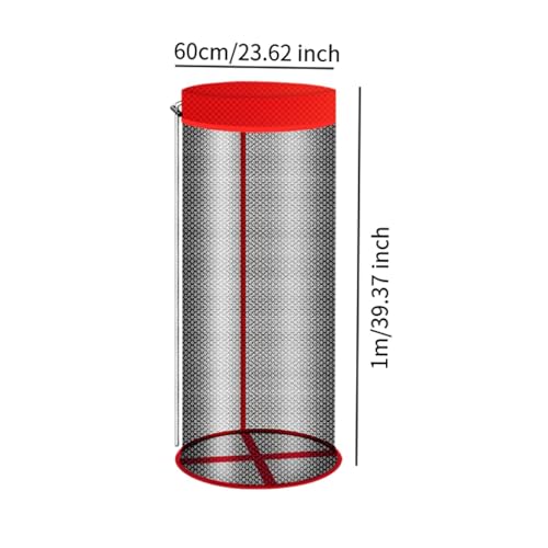 kowaku Rede de pesca de bolso, versátil, resistente, água doce, reutilizável, equipamento de pesca a