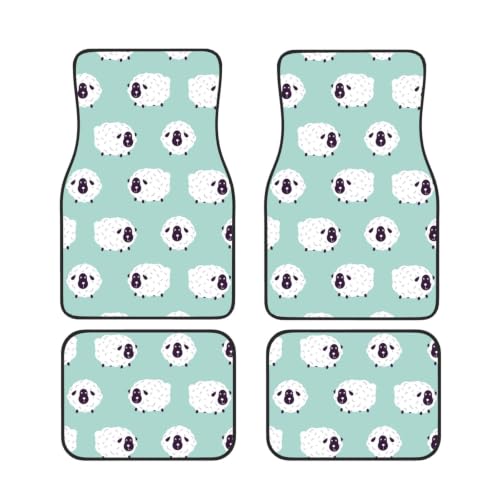 Alfombrillas para vehículo de oveja ideales para viajes familiares y rutina