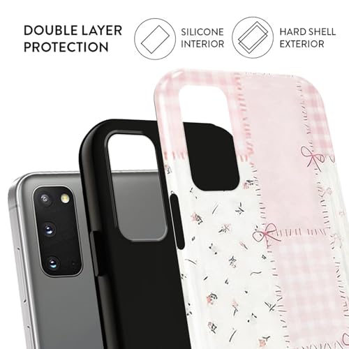 Coque Samsung S20 FE antichoc design nœud rose patchwork - 2