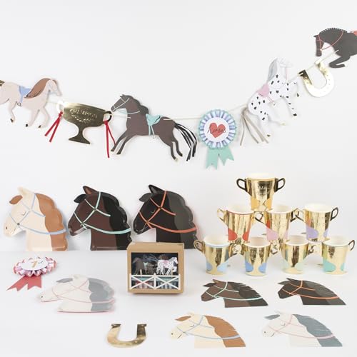 Image of Meri Meri Horse Party Banner (Pack of 1). 13' Party Garland Including Excess Cord