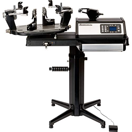 Gamma Racket Stringer Threading Tool GAMMA Professional 8900 ELS Tennis Racquet Stringing Machine: Standing ...