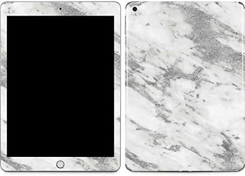 Skinit Decal Tablet Skin Compatible with iPad 9.7in (2018) - Officially Licensed Originally Designed Silver Marble Design