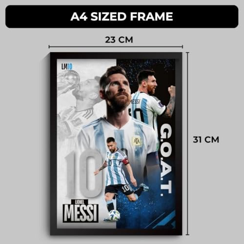 Image of Funk You Store Poster | Framed F1 Car A4 Sized (31 x 23 cm) | F1 Poster | n Car Posters for Wall, Gift for Boys, Formula 1 Frames | Formula 1 Frame (Messi Argentina)