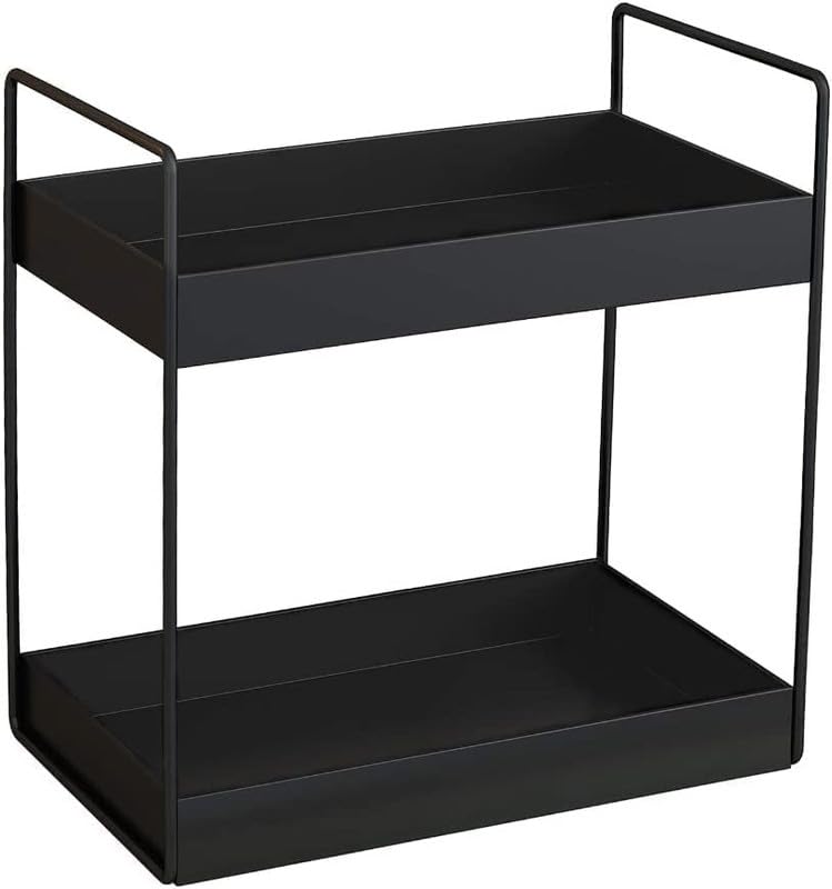 CR18 COLLECTION Big Size MULTIPUPOSE 2-Tier Standing Rack, Bathroom Countertop Storage Shelf Cosmetic Organizer Holder K...