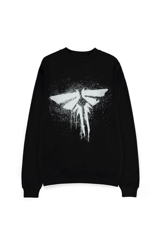 Sudadera de The Last of Us Firefly para hombre en color negro talla regular de algodón