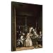 PICANOVA – Diego Velázquez – Las Meninas 30x40cm – Premium Leinwanddruck – Kunstdruck Auf 2cm Holz-Keilrahmen Für Schlaf- Und Wohnzimmer – Kollektion Klassische Kunst