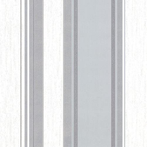 CWV Synergy M0853 - Papel pintado, diseño de rayas, color gris
