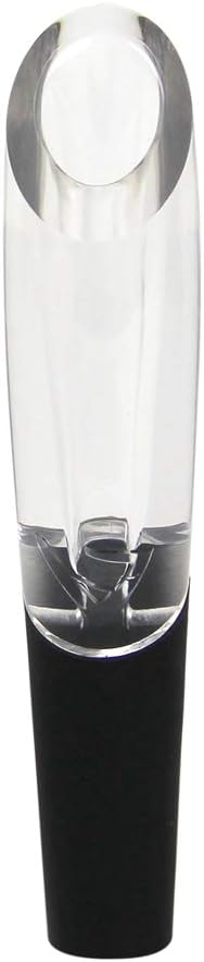 Vinturi Aerator in Bottle, Black, 2.5 x 2.5 x 12.67 cm