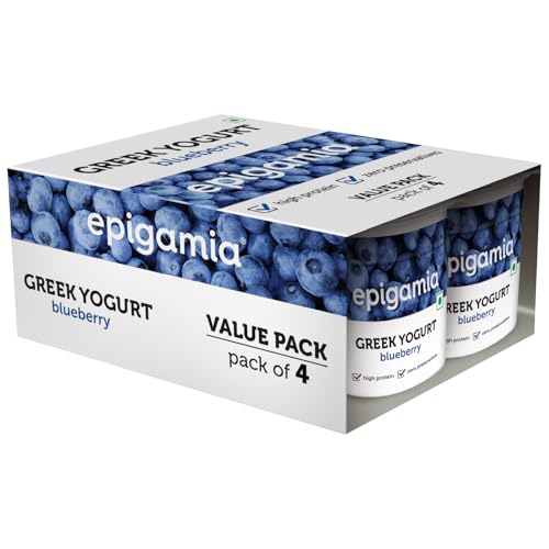 Image of Epigamia Blueberry Greek Yogurt 85Gms (Pack of 4)