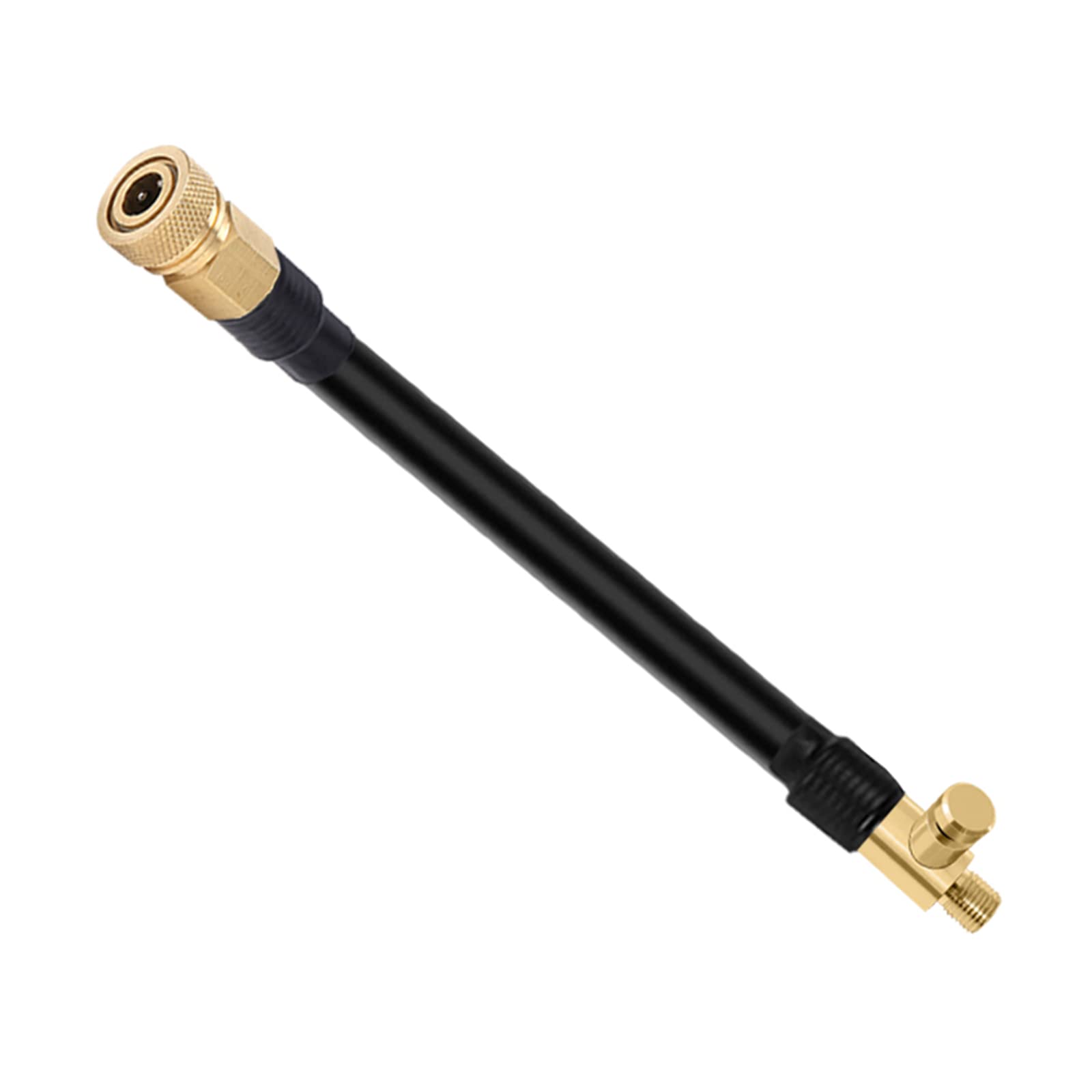 Maxtonser Tire Inflator Extension Tube, Air Compressor Tire Inflator Attachment, Inflator Hose Adapter, Quick Inflation Chuck Hose