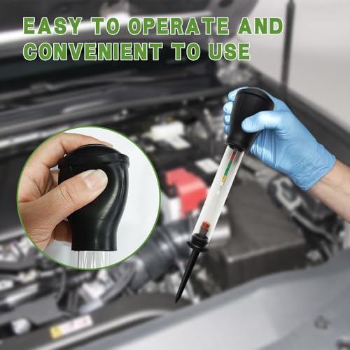 Battery Hydrometer Tester, Car Battery Tester, 8in Precision & Fast Dectection Car Electric Hydraulic Density Meter, Universal Auto Accessories Automotive Repair Tool for Cars, Golf Cart — 사진 6
