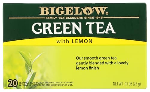 Image of BigelowTea Green Tea With Lemon (Caffeinated), 20 Count