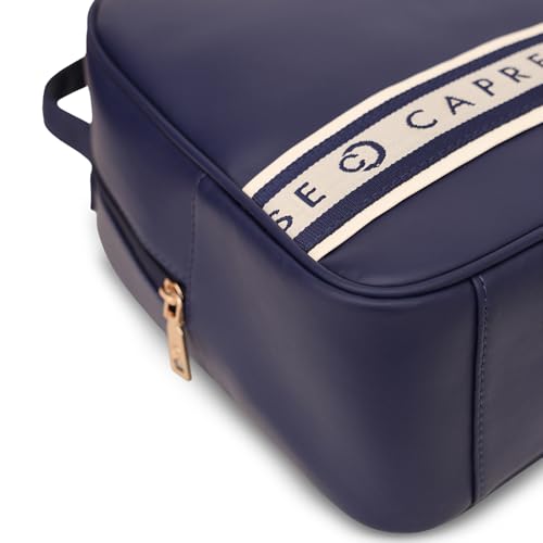 Image of Caprese Trinity Fashion Backpack Medium Navy Solid Women's Bag