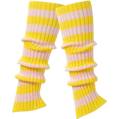 Image of Intgoodluckycc Leg Warmers for Women, Cute Knit Leg Warmer Socks for Dance