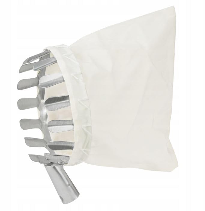 BirnePower Obstpflücker Apfelpflücker Obsternter Kirschpflücker Erntehelfer Fangbeutel Metall verzinkt Korb Pflücker 15 x 15 cm (Obstpflücker)