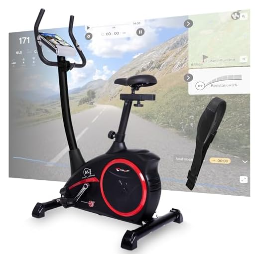 Christopeit Heimtrainer Fahrrad Ergometer AL 2 / AL 2 S, bis 150kg, 24 Widerstandsstufen, 9kg Magnet-Bremssystem, leise, Soft-Touch-Computer (AL 2 S Digital inkl. Pulsmessgurt)