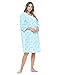 Casual Nights Women's Flannel Floral Long Sleeve Nightgown