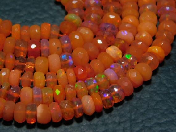 Opale d'Éthiopie Fanta perles de 4-5mm pour réparer et personnaliser des colliers en pierres