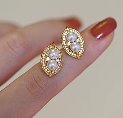 Boucle d'oreille perle légère et hypoallergénique pour lobes sensibles