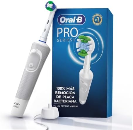 Oral-B Cepillo de Dientes Eléctrico PRO 1, Cabezal Redondo, Recar...