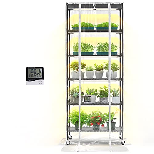 Bstrip Indoor Greenhouse with Grow Light, DIY...