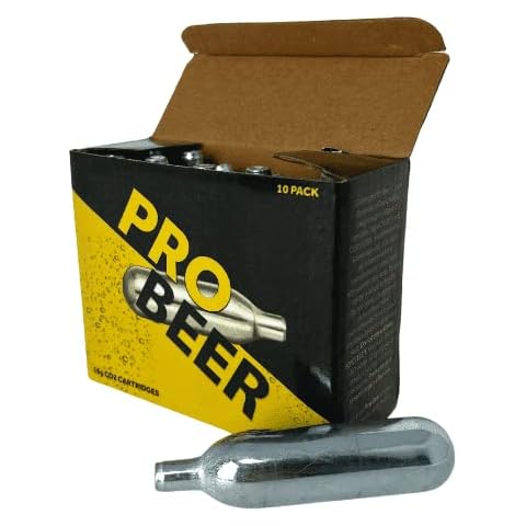 Pro Beer Non Threaded 16g CO2 Cartridges 10 Pack Cover