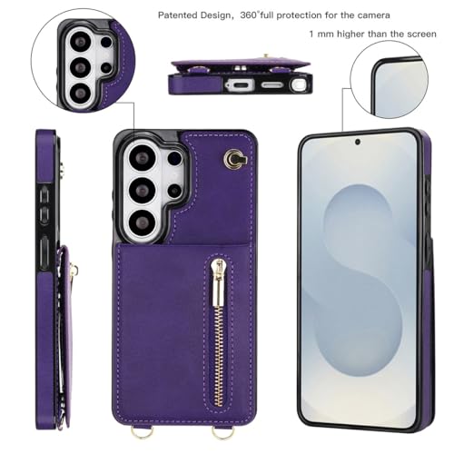 Coque Samsung S24 Plus protection intégrale avec portefeuille à zip - 4