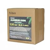 Tribos Medios de chorro de óxido de aluminio, 3 máscaras de chorro de arena (grano 220)