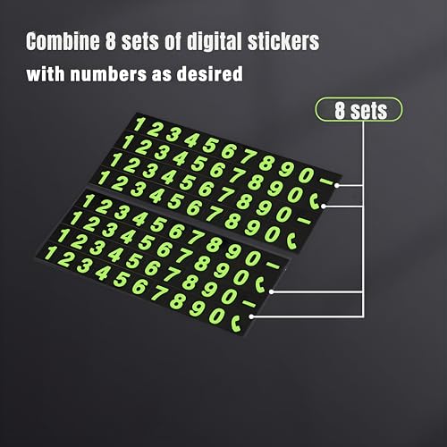 Image of SIAGO Car Dashboard Number Display | Mobile Number Display for Car Parking | Magnetic Number Stickers for Windshield | Temporary Contact Number Sign for Vehicles | SIA102