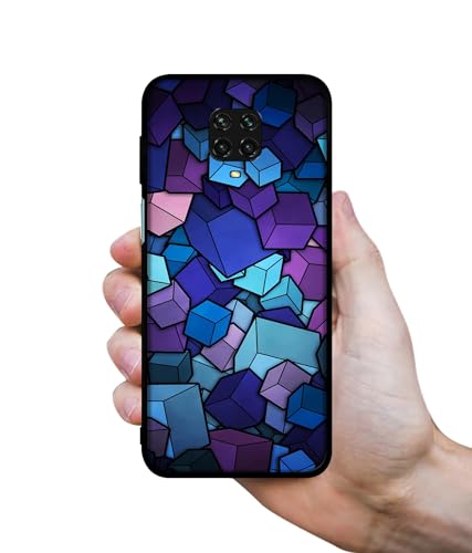 Image of Color Box Design Premium 2D Printed Metal Back Case Cover for Mi Redmi Note 9 Pro /Note 9 Pro Max /Poco M2 Pro