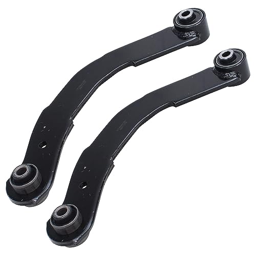 Image of Detroit Axle - 6pc Rear Control Arms Kit for Jeep 2007-2015 Compass Patriot 2007-2012 Dodge Caliber, 2 Upper Lateral Arms 2 Lower Control Arms 2 Lower Rearward Lateral Toe Arms Replacement