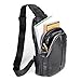 WESTEND Small Crossbody Leather Sling Bag with Adjustable Strap - Travel Small Daypack