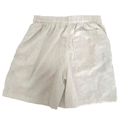 Kit 3 Shorts de Linho Masculinos Premium (BR, Alfa, G, Regular, Regular, Mix 1)